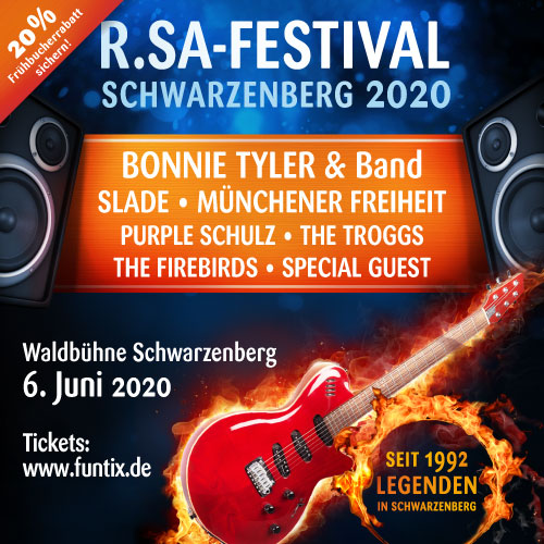 R.SA-Festival 2020 - Vorverkauf gestartet