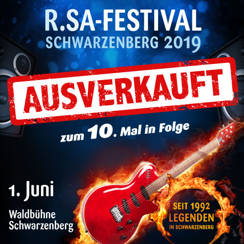 R.SA-Festival das 10. Mal in Folge ausverkauft!