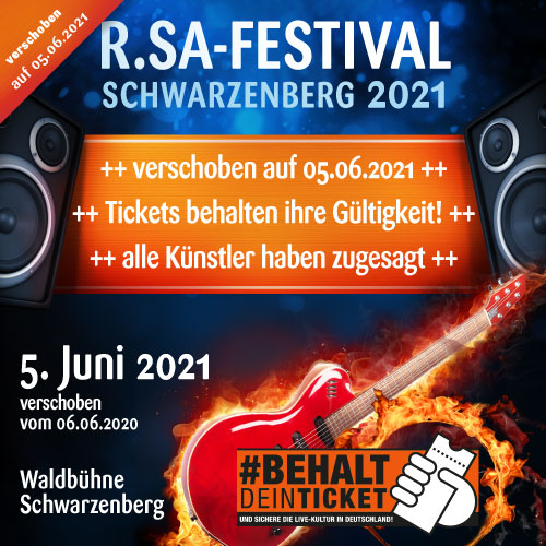 R.SA-Festival verschoben auf 2021